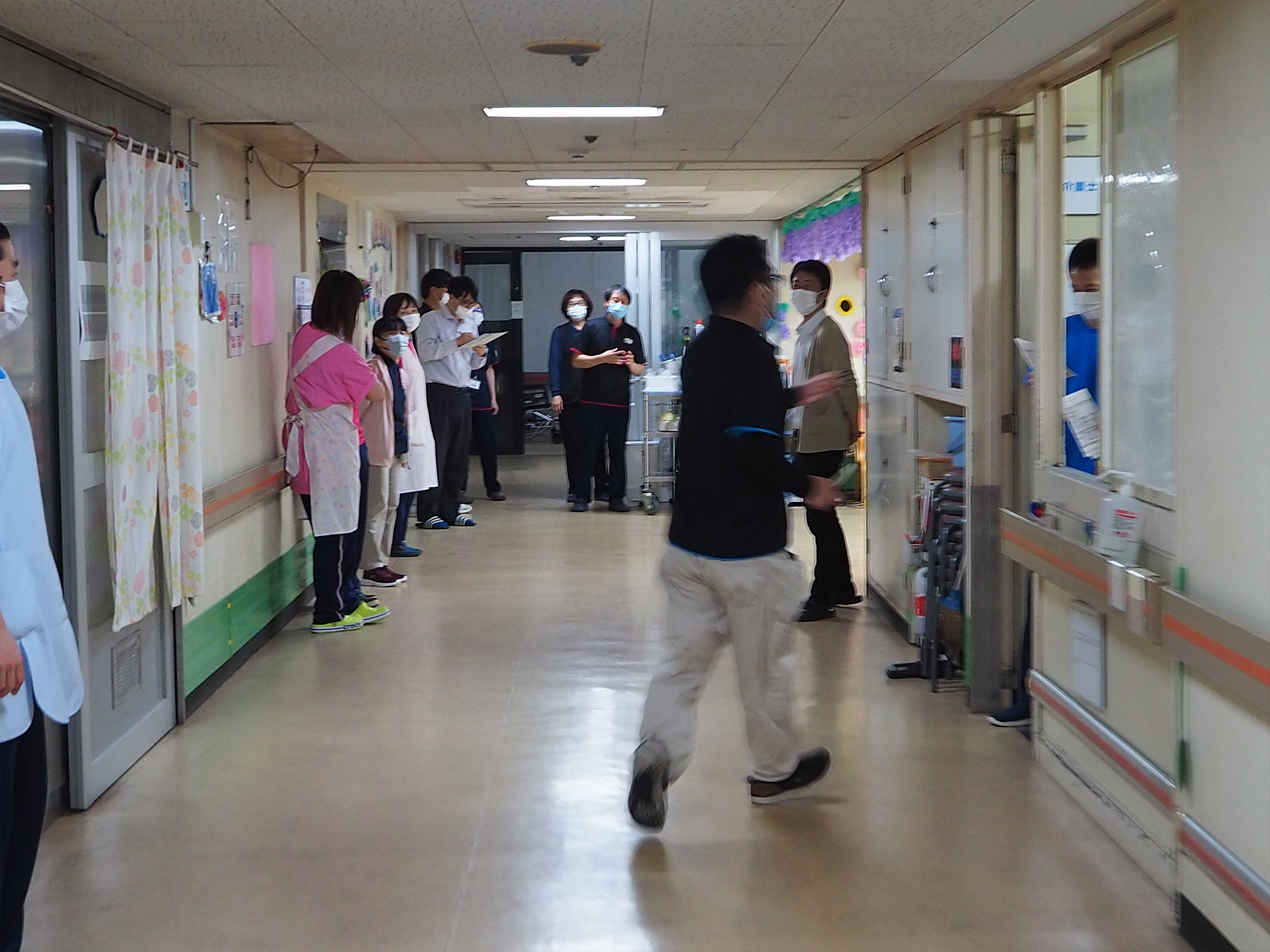 防災避難訓練実施～特養・通所～