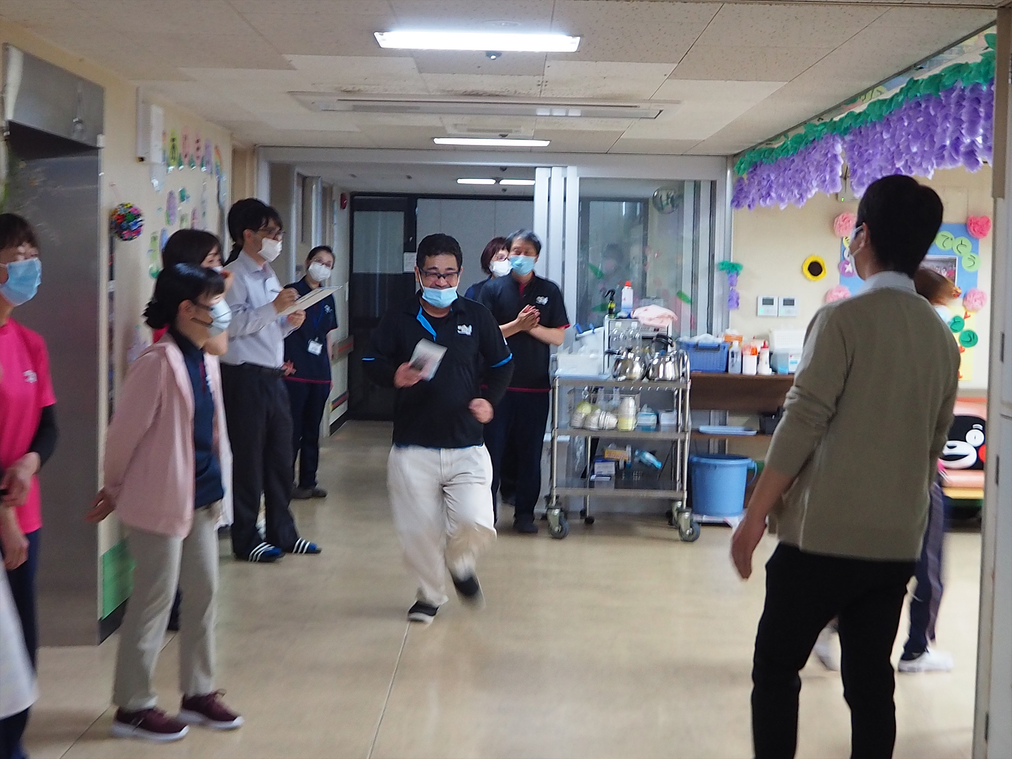 防災避難訓練実施～特養・通所～