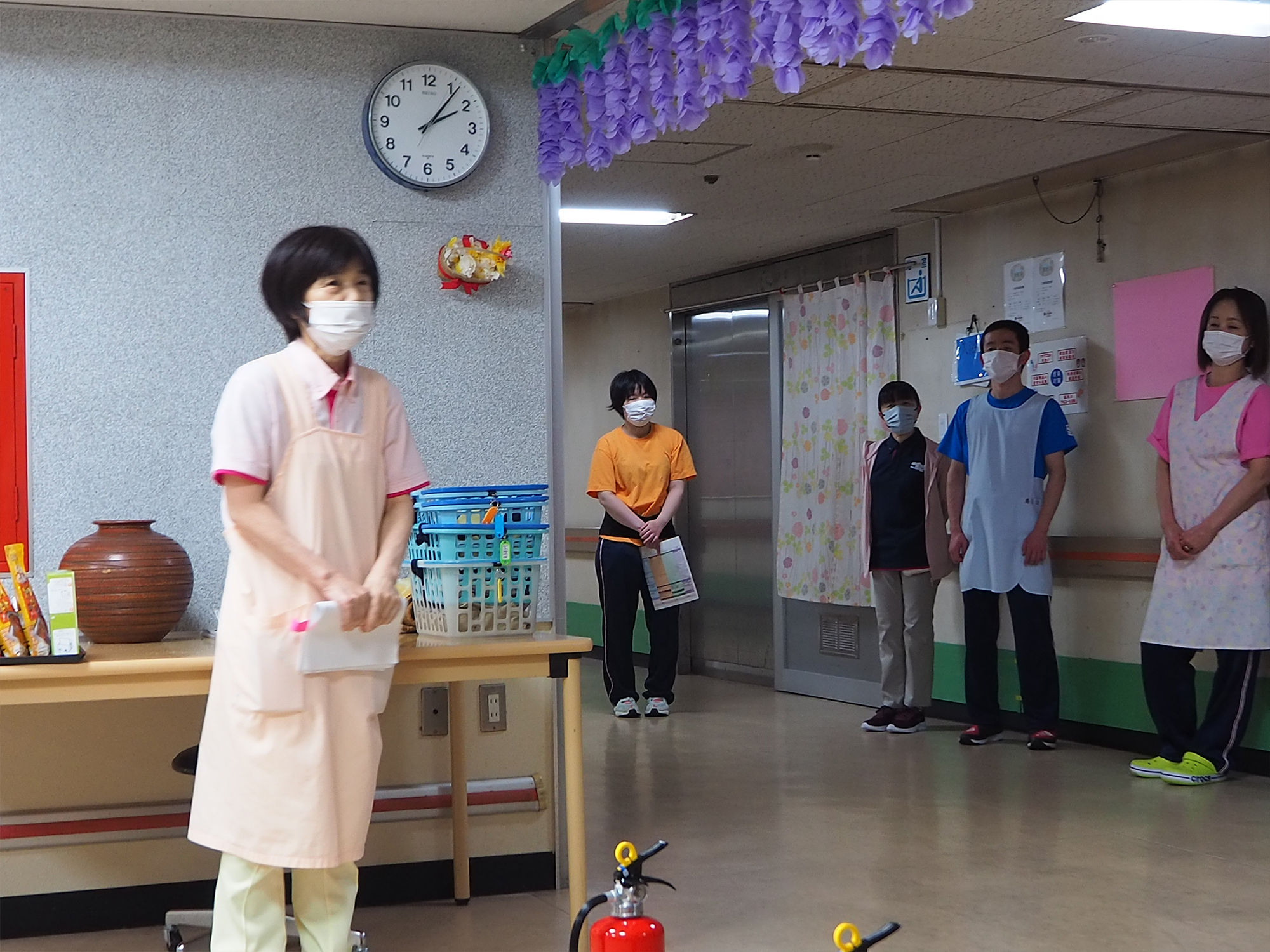防災避難訓練実施～特養・通所～