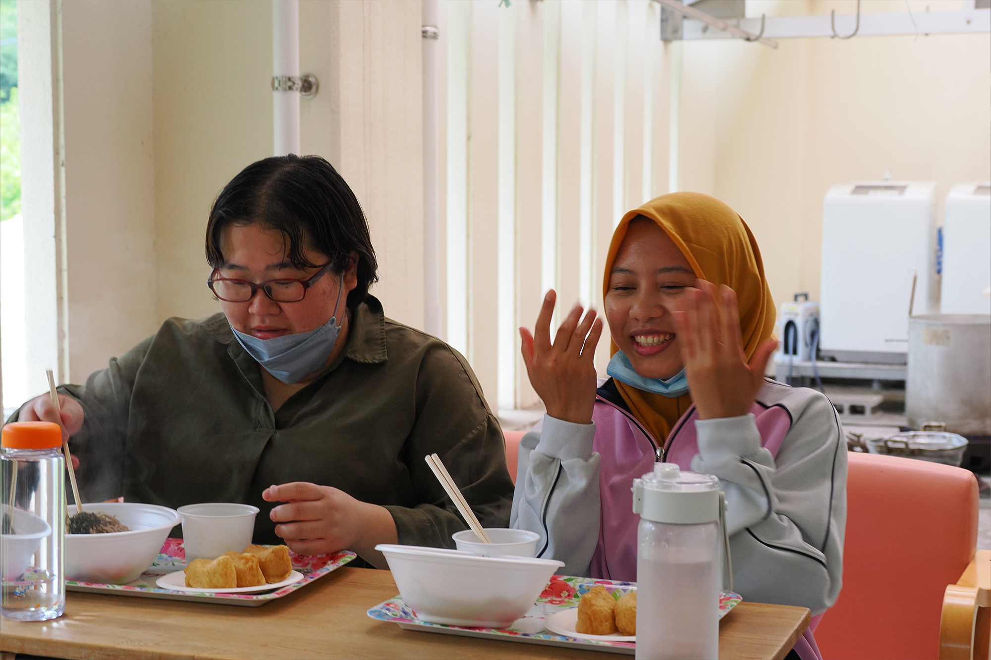 職員慰労会　～そば～