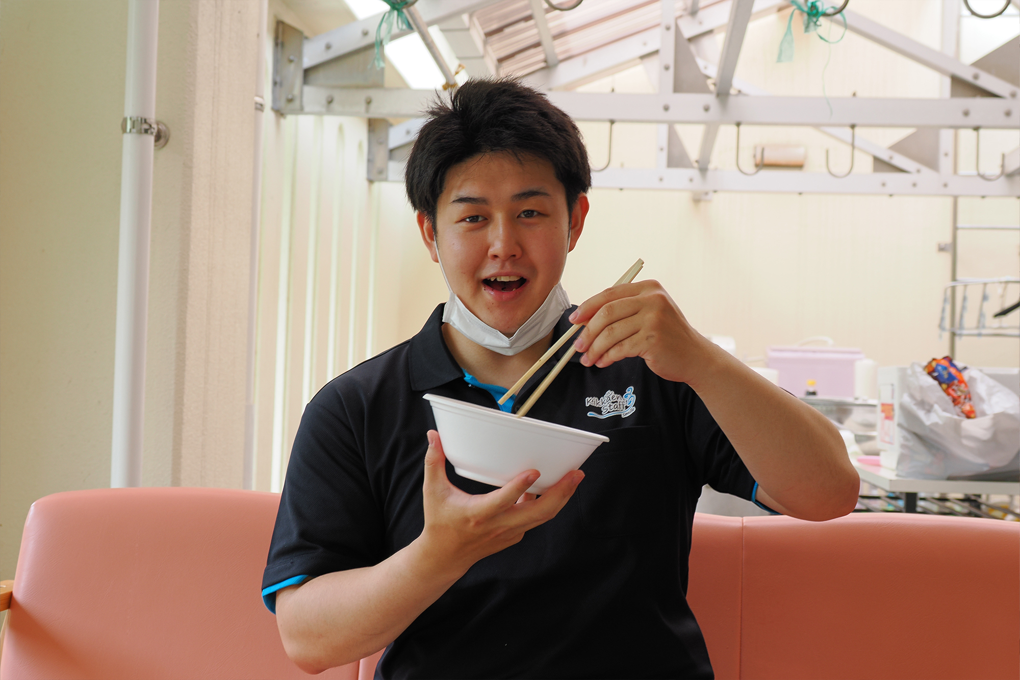 職員慰労会　～そば～