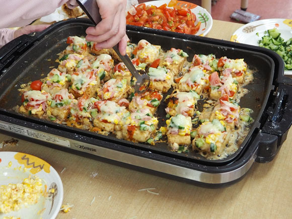 豆腐ピザ～特養～
