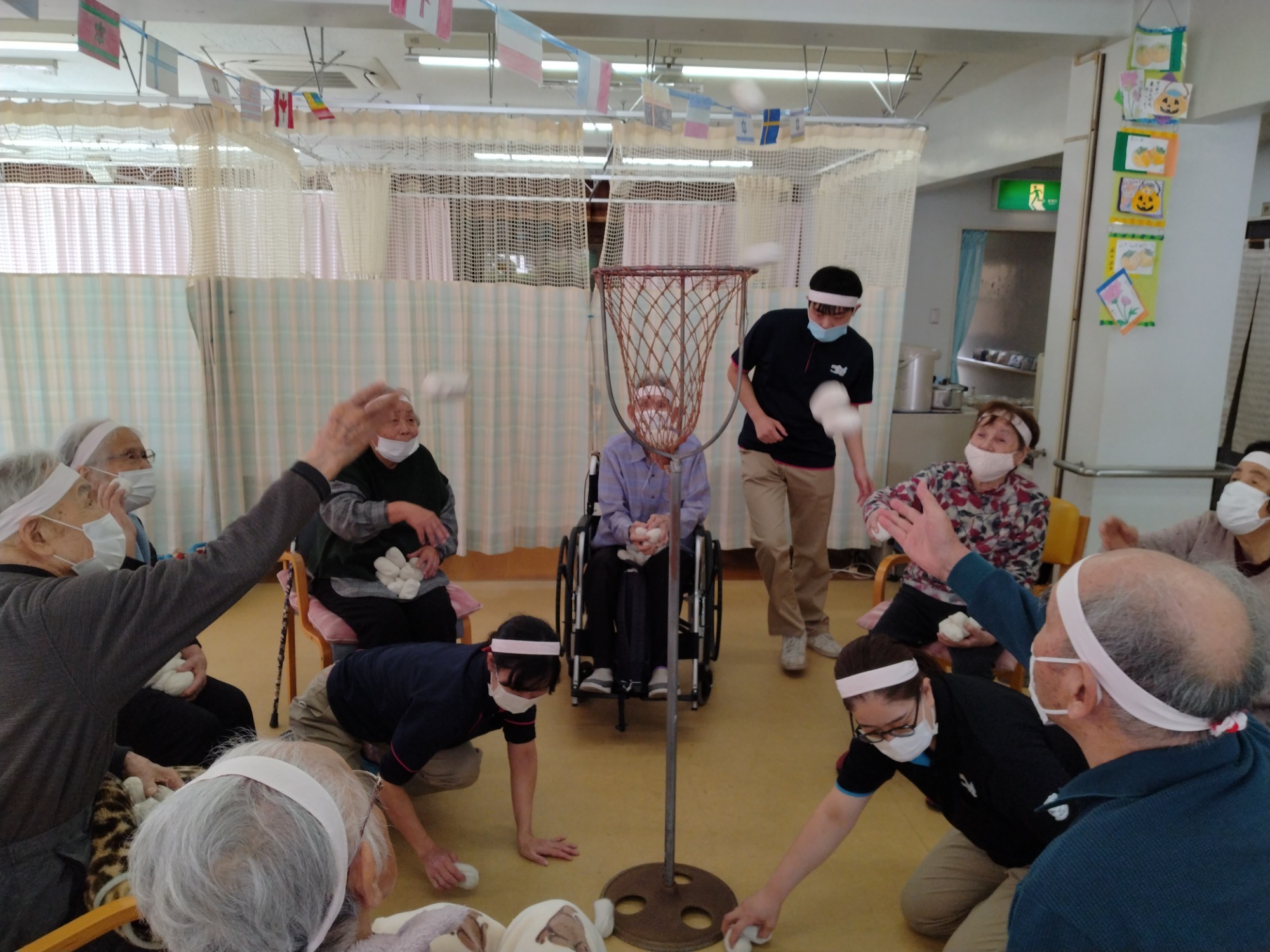 喫茶でおはぎ作り☆